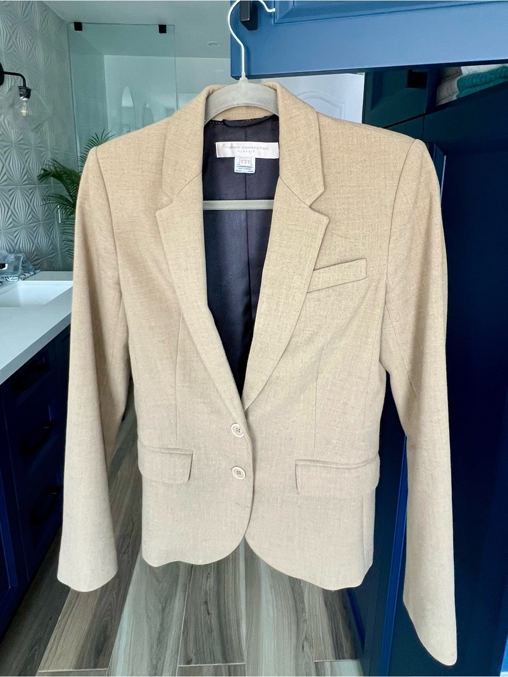 French Connection Classic Tan Women's Blazer